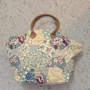 Avon 1994 Coated Ramie/Cotton Blend Tote Bag New Without Tags